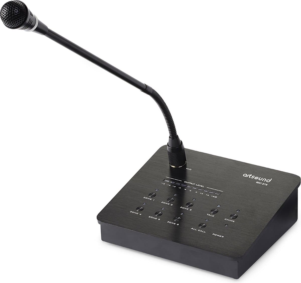 ArtSound - MIC-216, selectieve oproeptafel (MX-2406M/MX-5006M)MIC-216, micro pupitre d appel selectif (MX-2406M/MX-5006M)MIC-216, remote zone paging microphone (MX-2406M/MX-5006M)