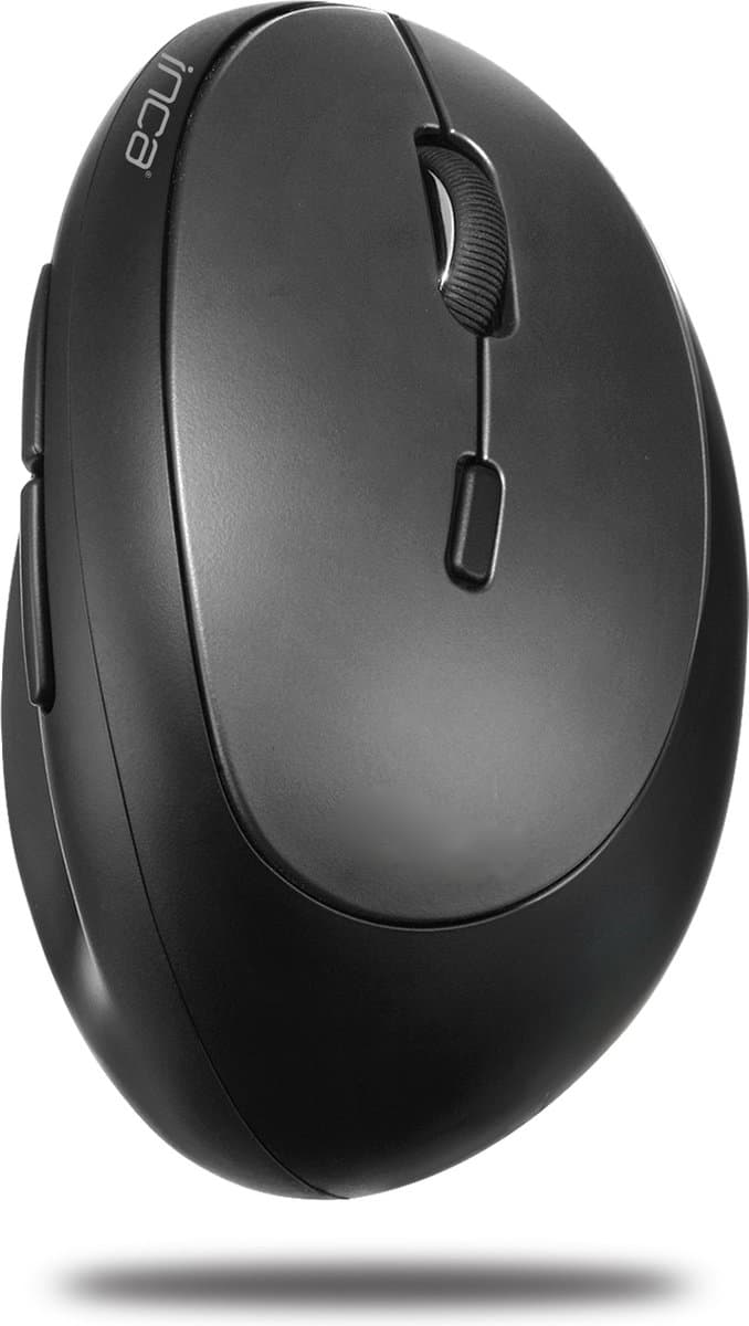 BasicTeQ: INCA IWM-279G 1600 DPI NANO , SIDE LASER WIRELESS MOUSE-GRAY Ergonomisch speciaal ontwerp