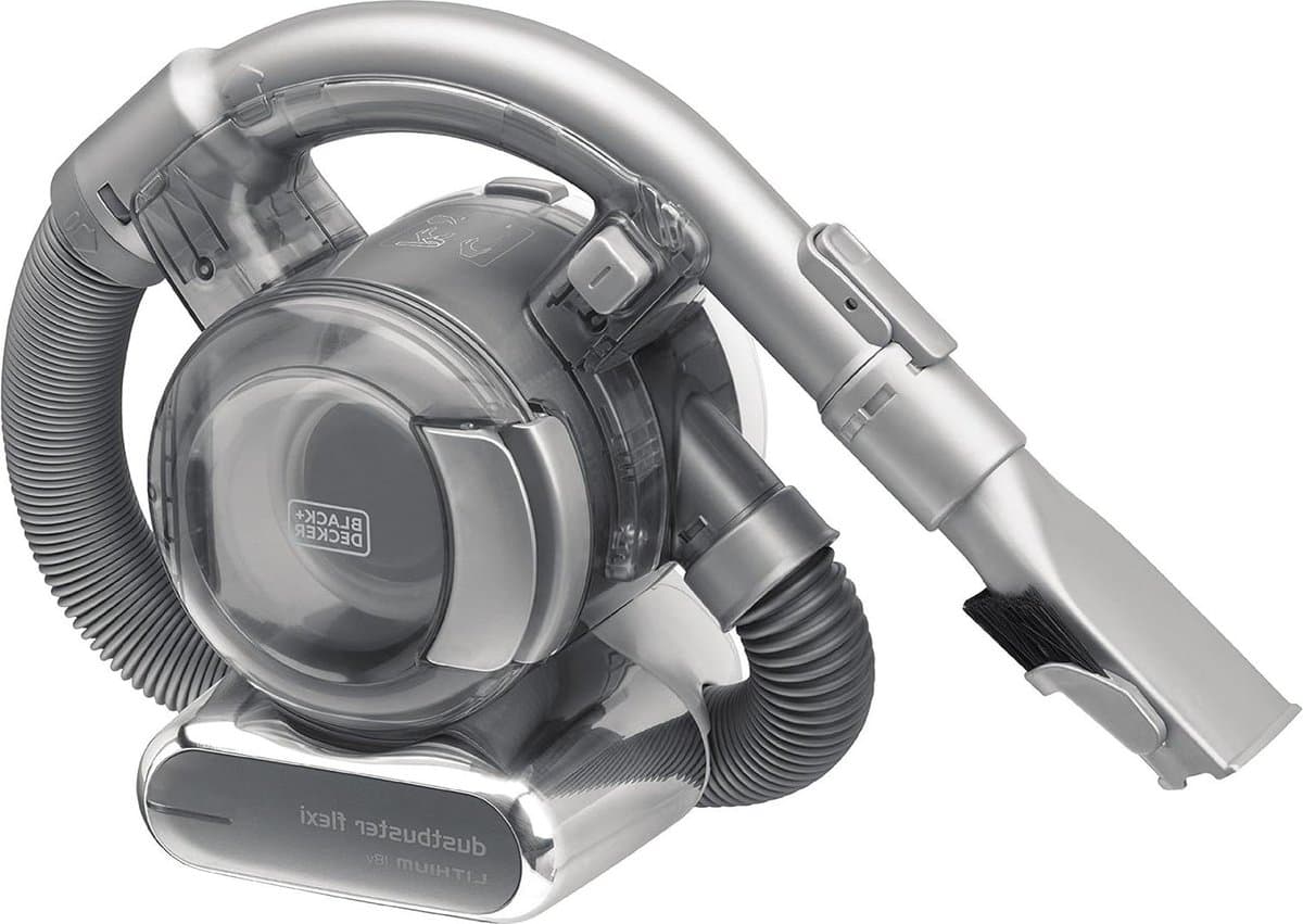 18V accu handstofzuiger met flexibele zuigslang - zak- en draadloos - 1 x stofzuiger incl. laadstation en 2-in-1 voegenzuigmond - Lithium Dustbuster Flexi PD1820L