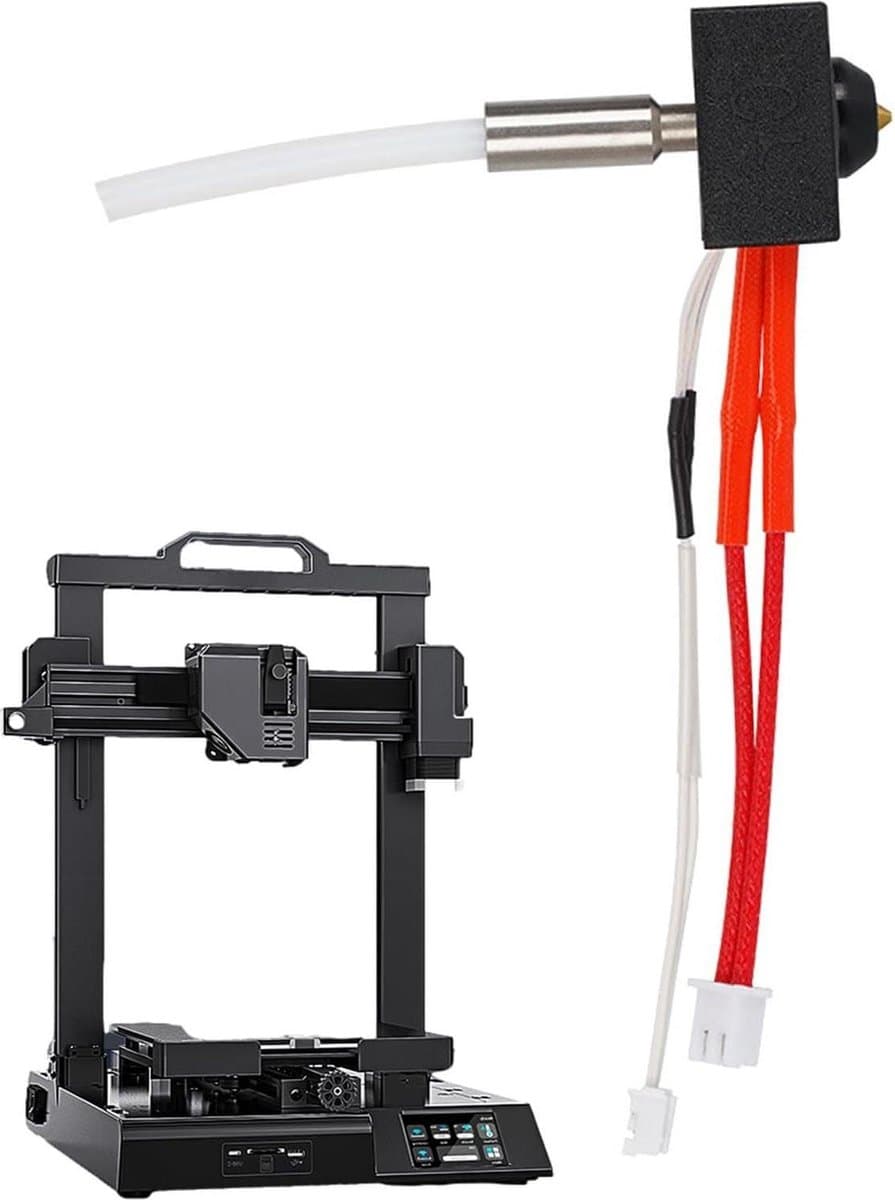 Extruderkit met mondstuk en verwarmingsblok voor -printers .