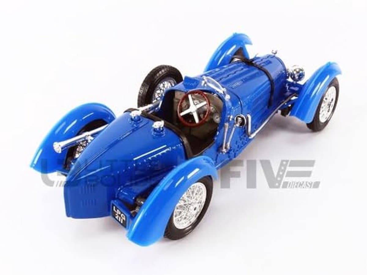 Bugatti Type 59 Diecast Model 1:18 - Blauw