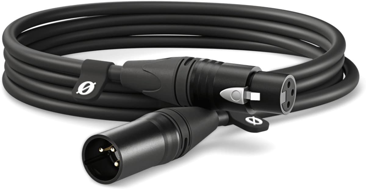 Rode XLR 3M Zwart