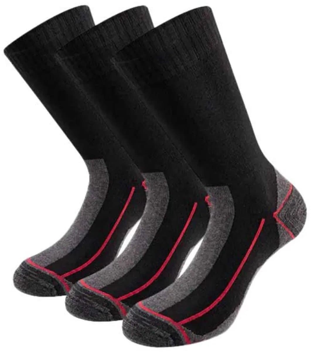 Lenz Performance Multisport Half Lange Sokken 3 Paren Zwart EU 43-46