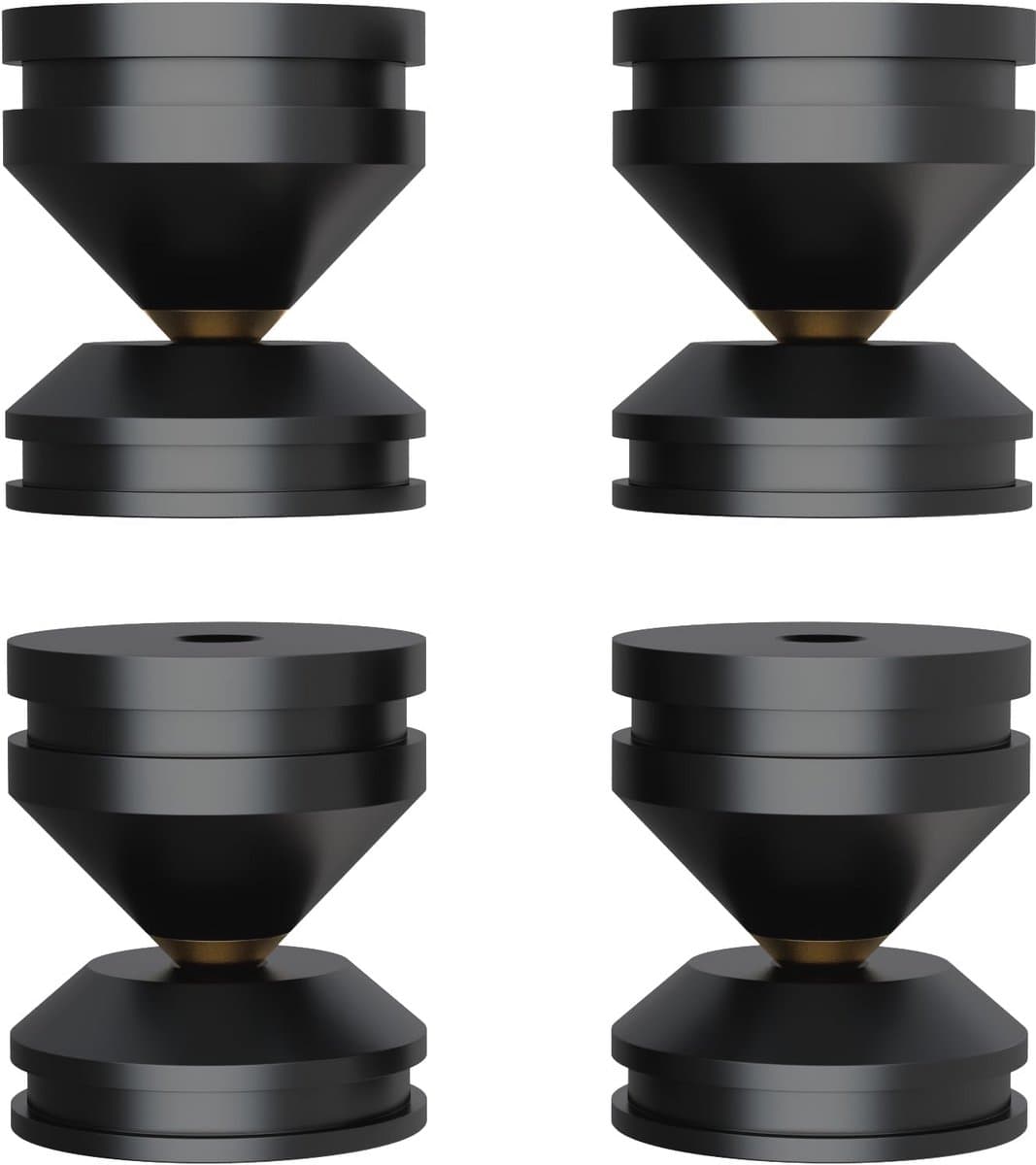 HiFi Luidspreker Isolatie Spike - Schokabsorberende Aluminium Pads voor Luidsprekers