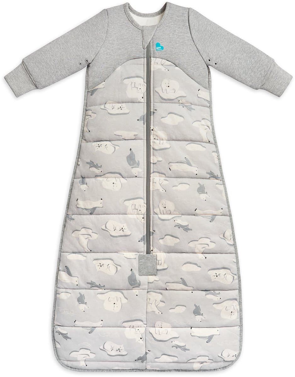 Love to Dream™ Slaapzak™ - Slaapzak en dekbed in 1 - 18-36 maanden - 3.5 TOG ( onder 16°C) - Grijs