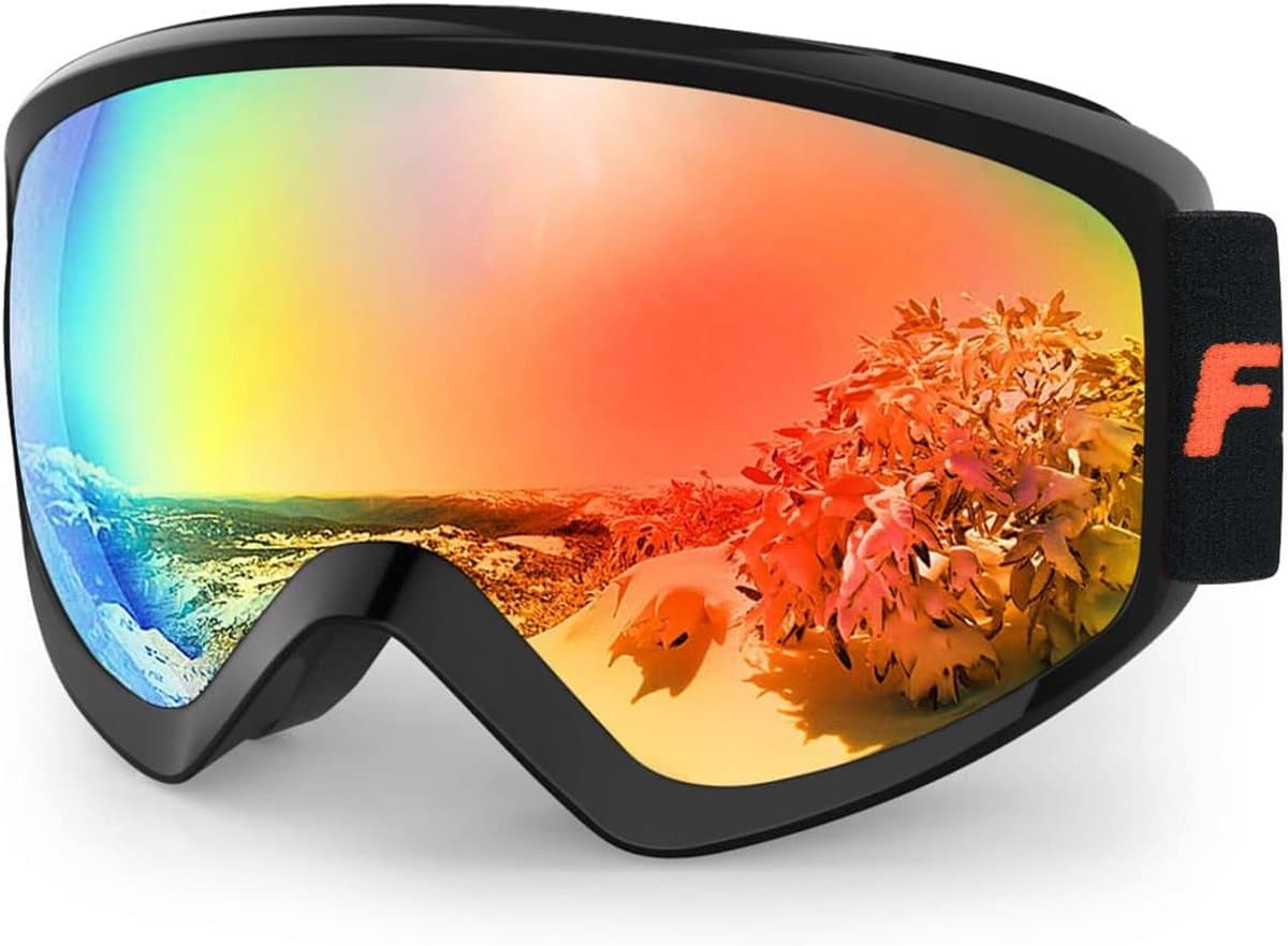 Kinderskibril OTG met UV400 Bescherming en Anti-Condens voor Skiën en Snowboarden