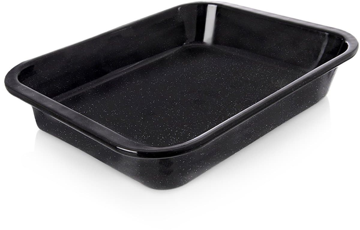Bakplaat Geëmailleerd Rechthoekige Diep 41x32x6 cm - voor Bakken - voor De Oven