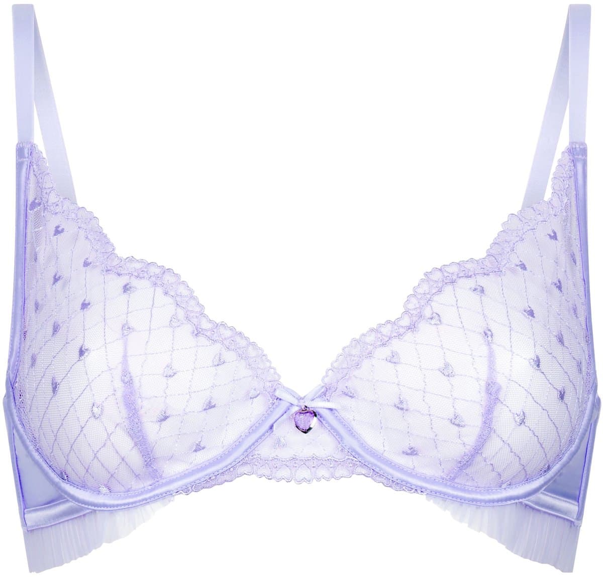 Hunkemöller Niet-voorgevormde beugel bh Cordelie Paars