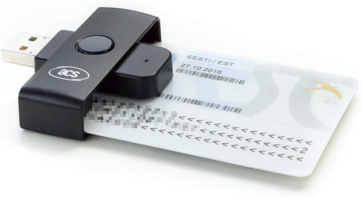 Compacte USB Smart Card Reader voor eID en e-Banking
