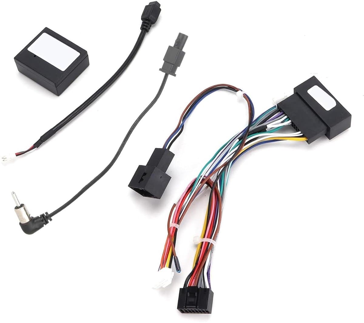 16-pins audio kabelboom adapter voor auto stereo met Canbus Box - vervanging voor Focus Mondeo - stroomkabel met ABS rubber - hoogwaardige kwaliteit