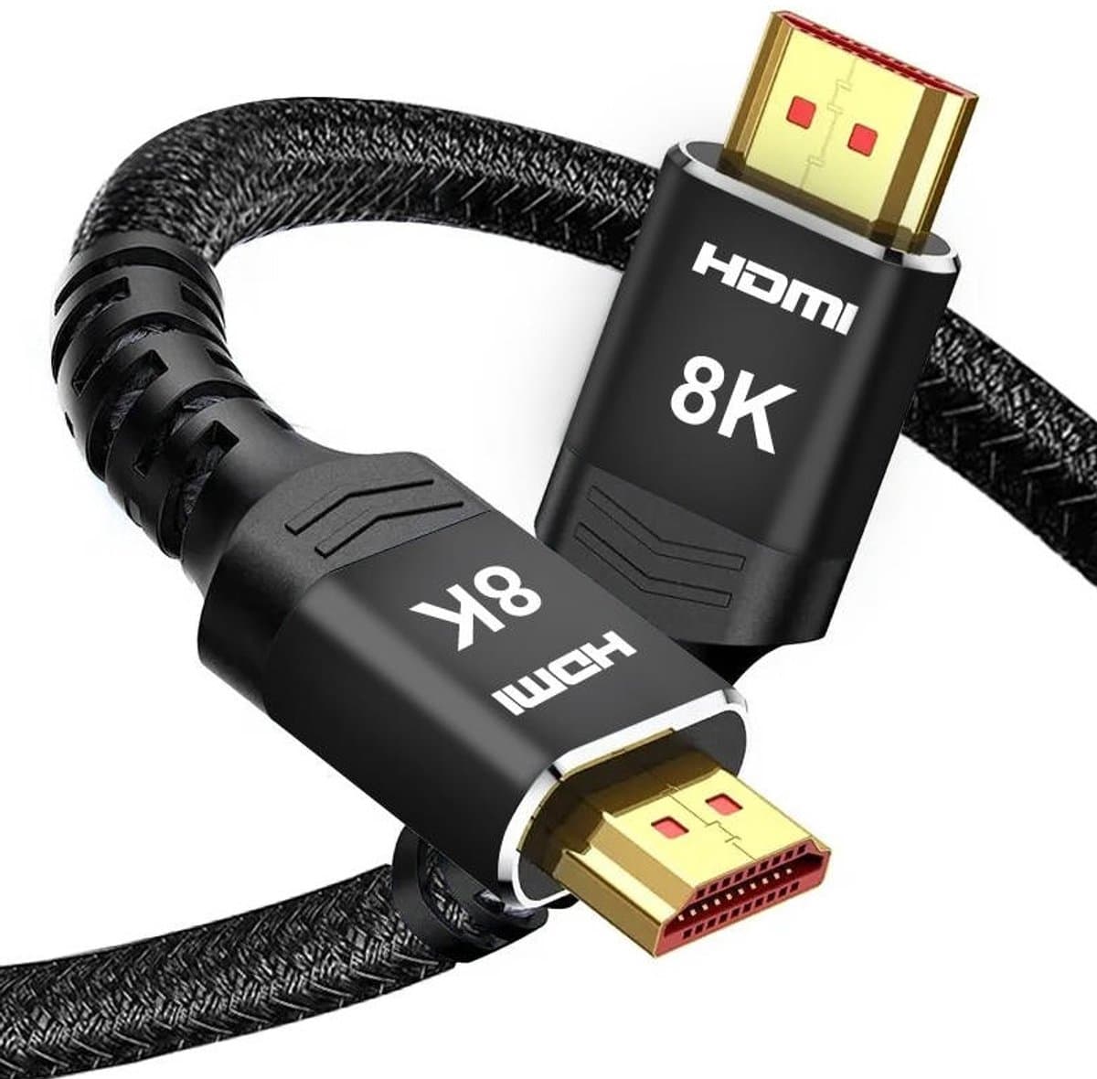 ThunderGold HDMI kabel - HDMI 2.1 kabel - HDMI kabel 1 meter - 8K 60Hz - 4K 120Hz - Ultra HD - 48 Gbps - Aluminium