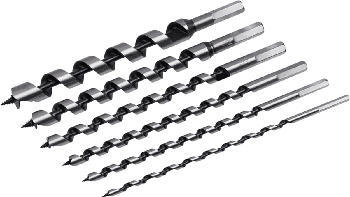 Meister Slangenboorset 6-Delig 6, 8, 10, 12, 16, 20 mm