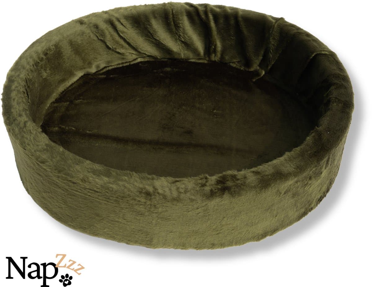 NapZZZ Orthopedische Bontmand Donker Groen No 7 105*92*21 cm