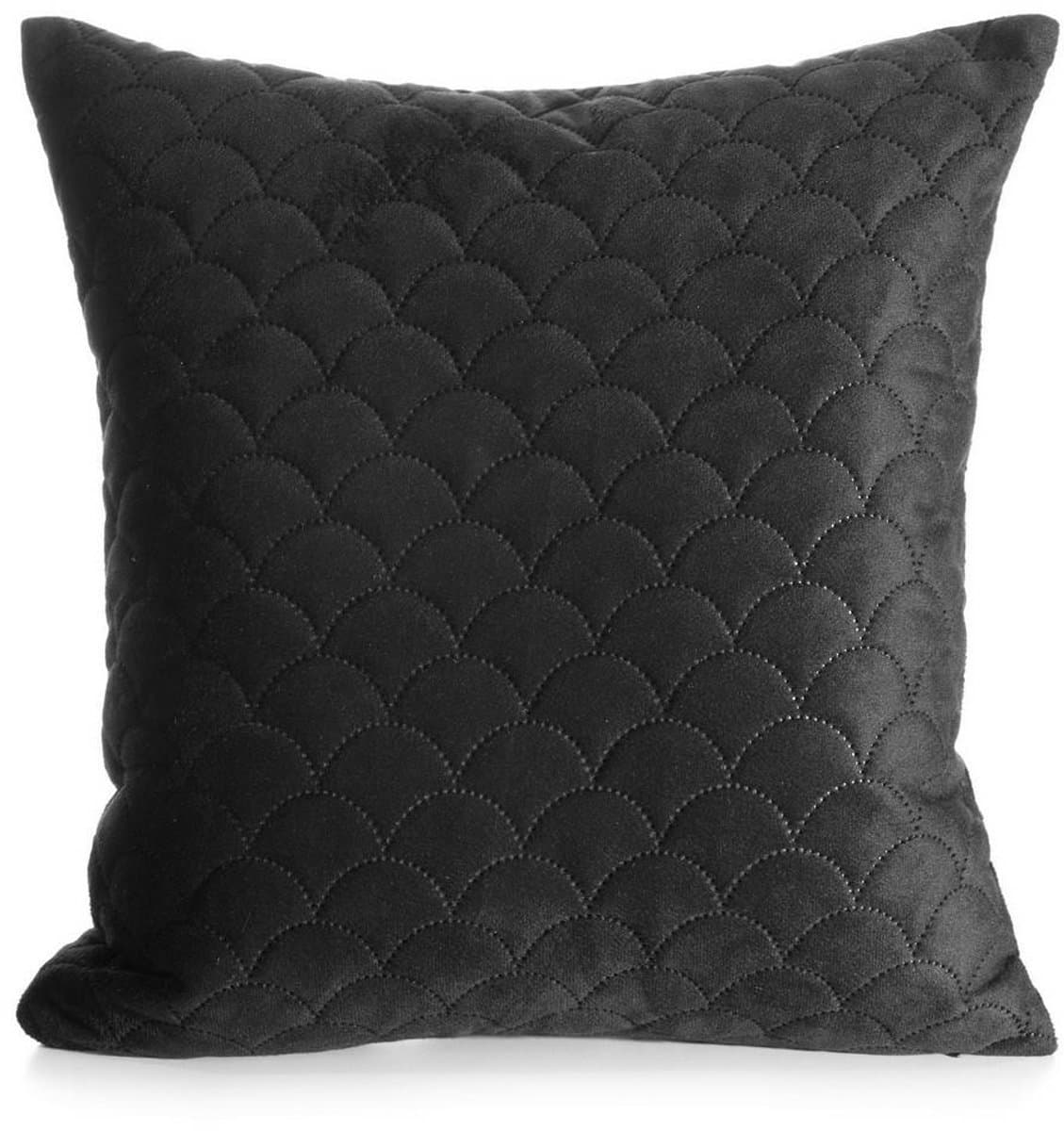 Eurofirany Ariel - Sierkussenhoes - Zwart - Vissenmotief - 40x40 cm