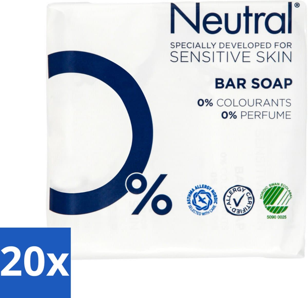 Neutral Zeeptablet 2 x 100 gr - Bulkverpakking - 20 stuks