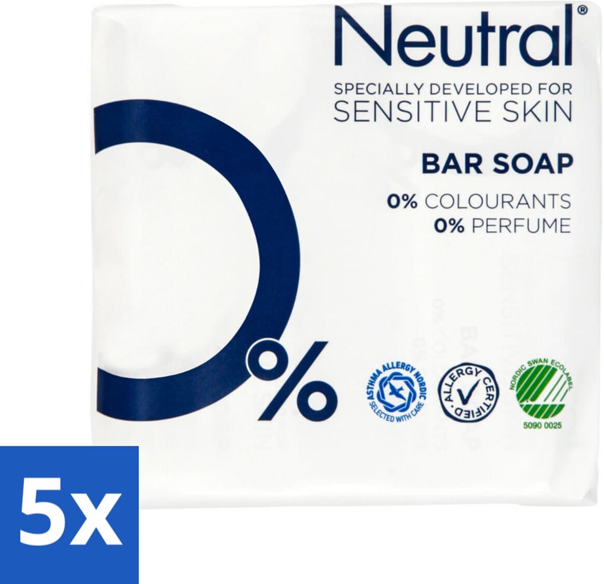 Neutral Zeeptablet 2 x 100 gr - Bulkverpakking - 5 stuks