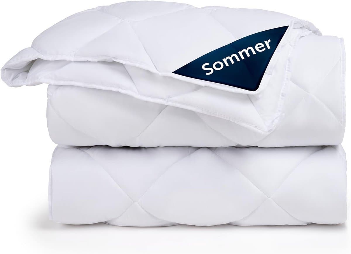 Zomerdeken - Licht dekbed - Slaapcomfort - OEKO-TEX gecertificeerd - 135 x 200 cm - Wit