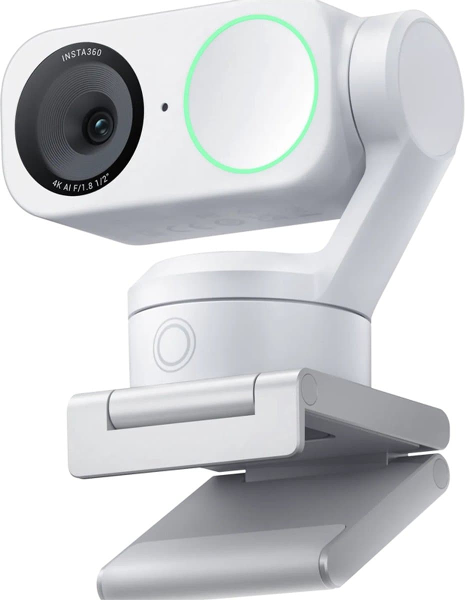 Insta360 – Link 2 - 4K Webcam - Arctic White - AI Tracking