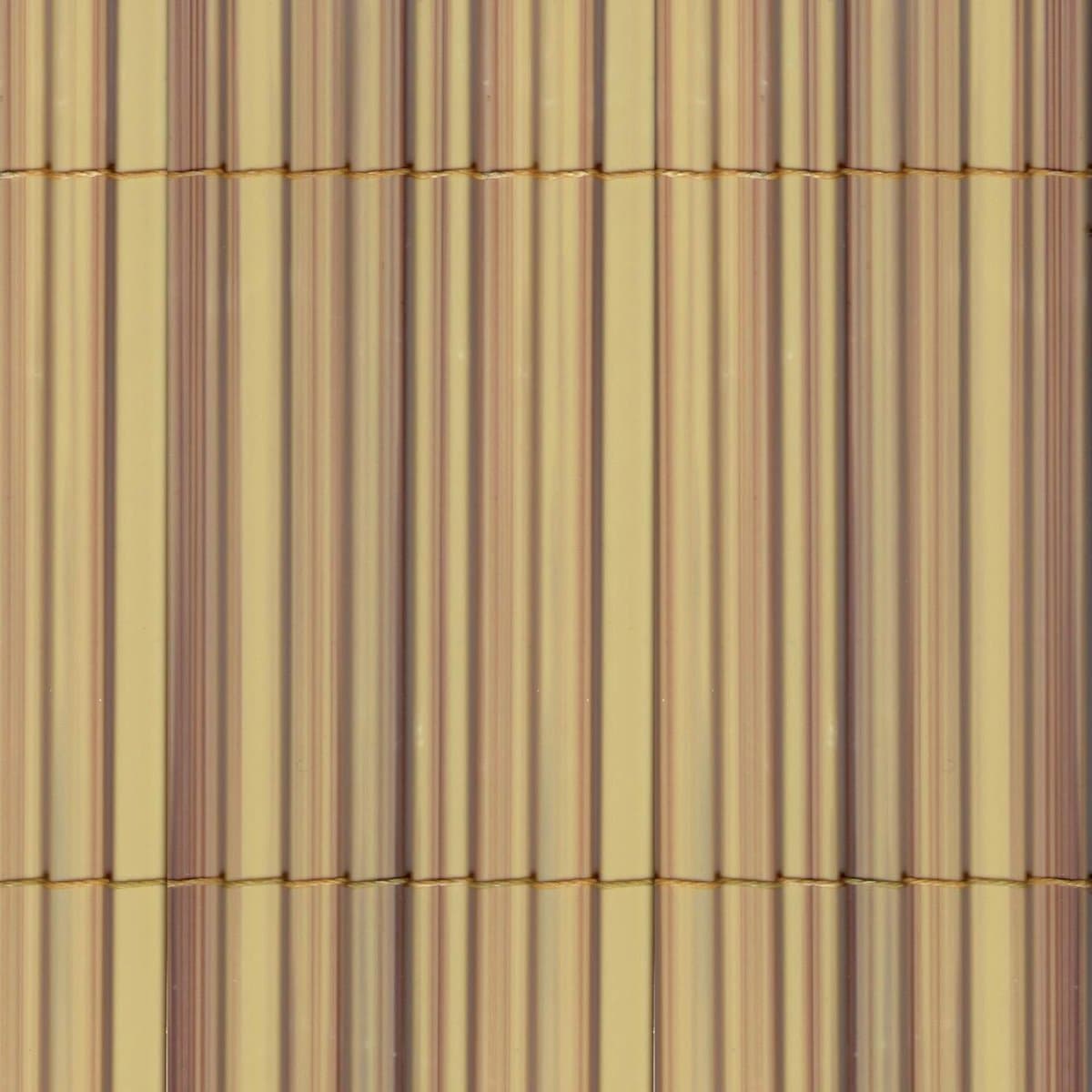 Kunststof Riet - Privacy Scherm - Tuin Afschermen - Dubbelzijdig Zichtdicht - 1.5 x 5m - Natuurlijk