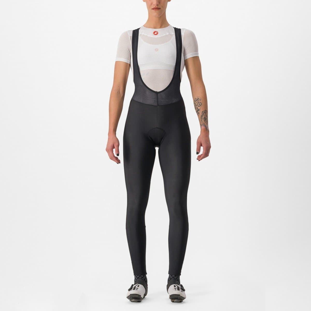 Castelli Entrata Lange Broek Zonder Bretels Zwart XL Vrouw