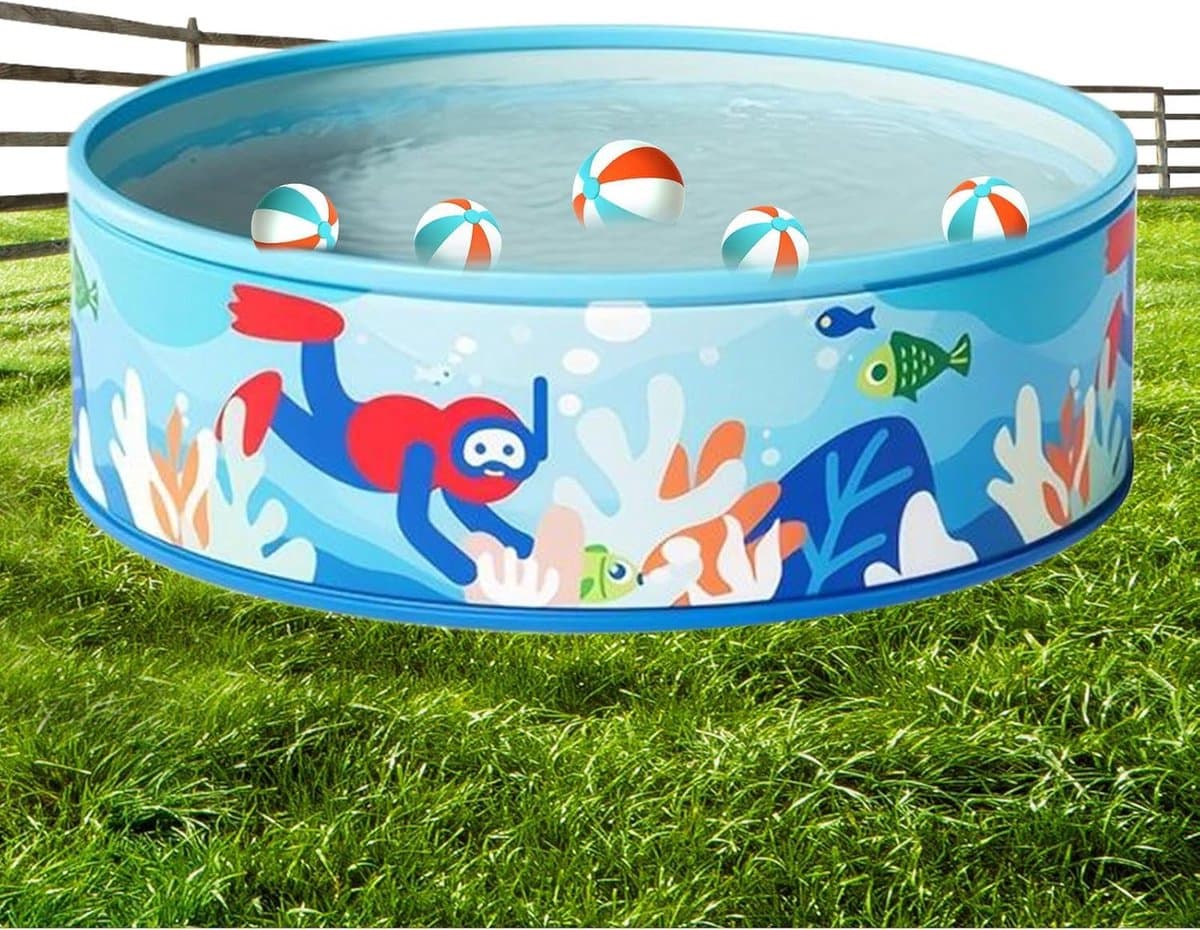 Opblaasbaar Zwembad - Kinderbad Tuin - Buiten Ontspanning - Verdikt PVC Materiaal - 122 x 45 cm