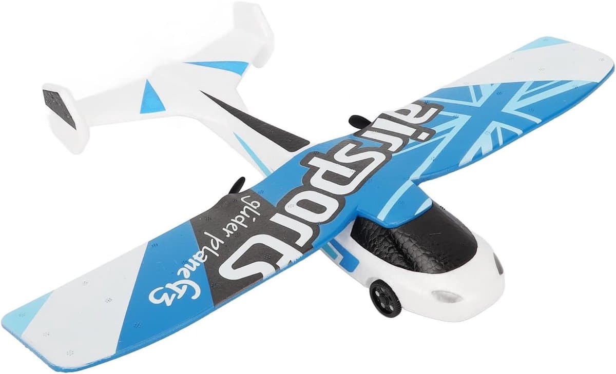 RC Vliegtuig - Afstandsbestuurd Vliegtuig - Beginners Vliegen - Automatisch Stabilisatiesysteem - 2.4 Ghz - Blauw