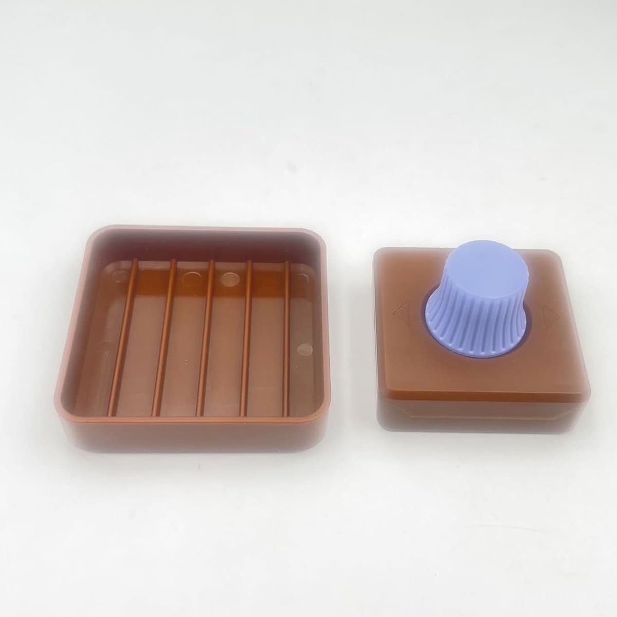Schoonmaak Rack - Printer Tool - 3D Print Onderhoud - Compact Georganiseerd - 7.4x7.4x4.5 cm - Blauw