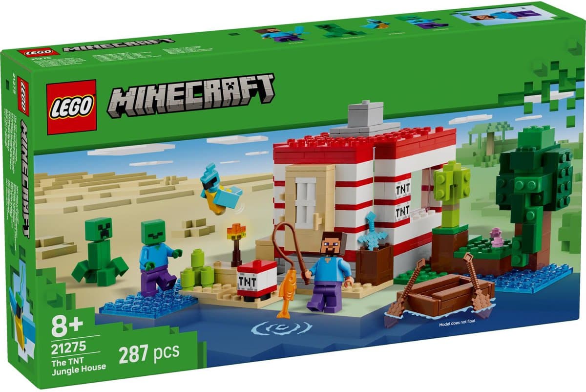 LEGO Minecraft 21275 Het TNT junglehuis