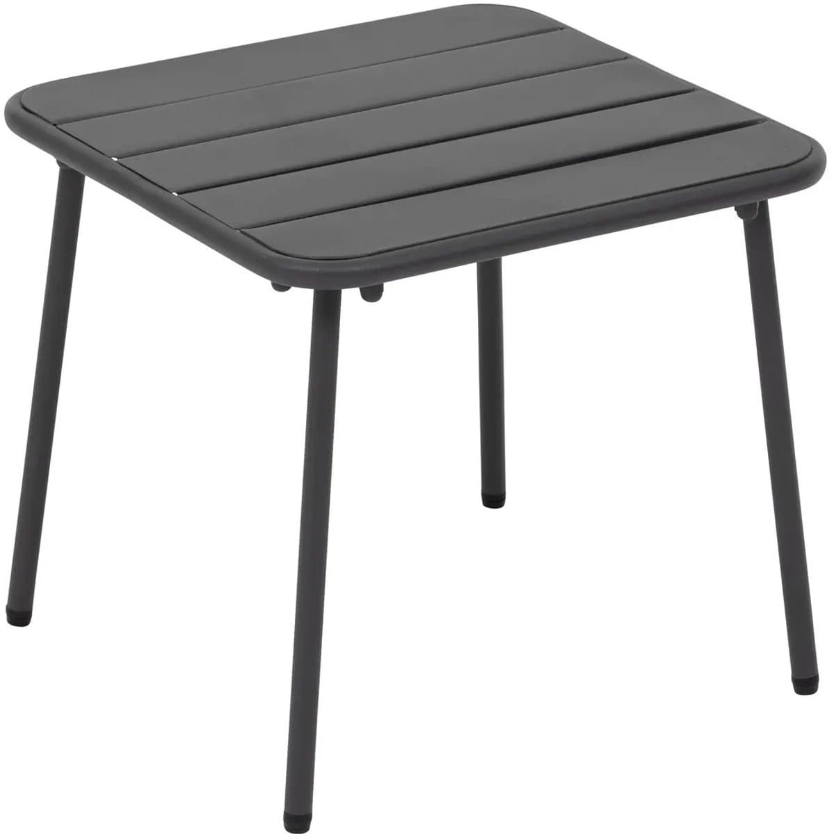 Hesperide Bijzettafel / tuin salon tafel Phuket - metaal - antraciet - 45 x 45 x 41 cm - voor buiten