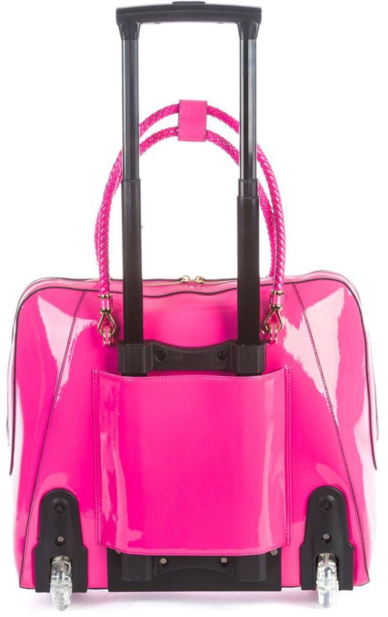 Olivia Lauren Laptoptrolley Dames / Businesstrolley - 17 inch - Kunstleer - Candy - Roze