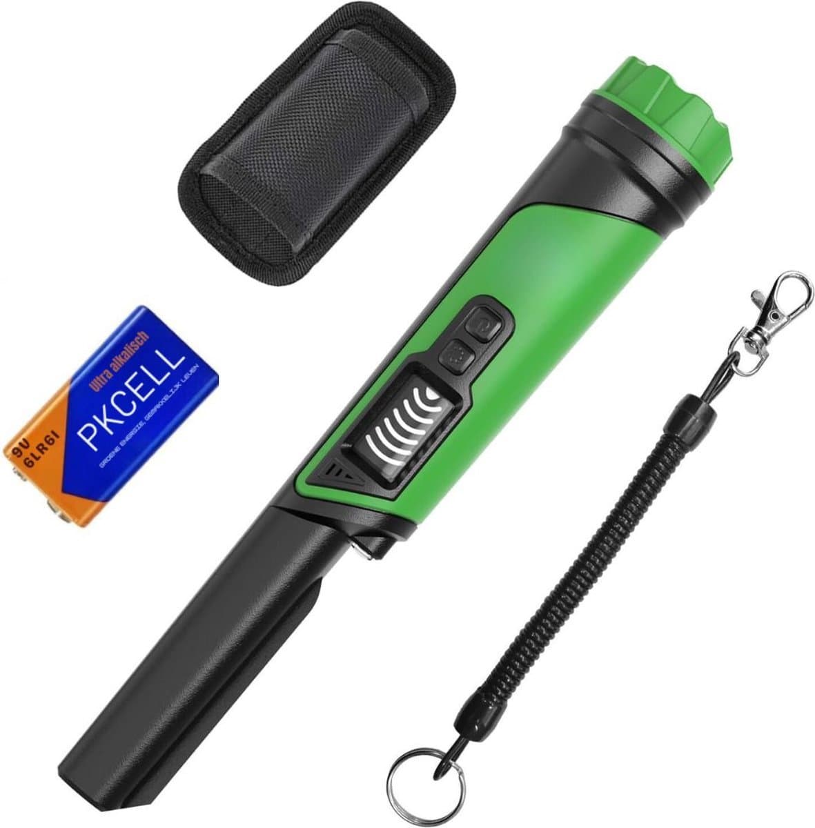 Thuys – Pinpointer – Metaaldetector – Extra Nauwkeurig – 7 x 7 x 26cm – Groen