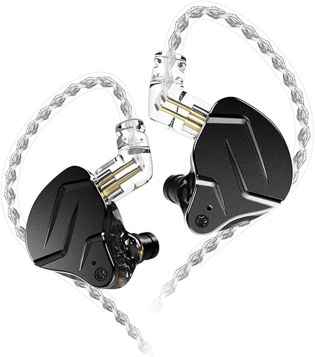 KZ ZSN PRO X - In-Ear Monitors - IEM - Muziek & Gaming Oortjes - Oordoppen - Verwisselbare Kabel - Hybride Drivers - Ergonomisch Design – Zwart