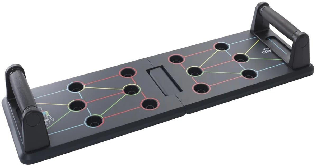 Crivit Push Up Board - 65 x 1.75 x 20 cm - Max 100 kg