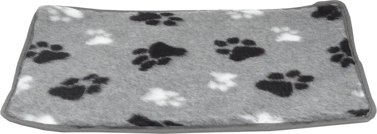 Hundos Vetbed met voetprint Maat XL 116 x 77 cm Grijs