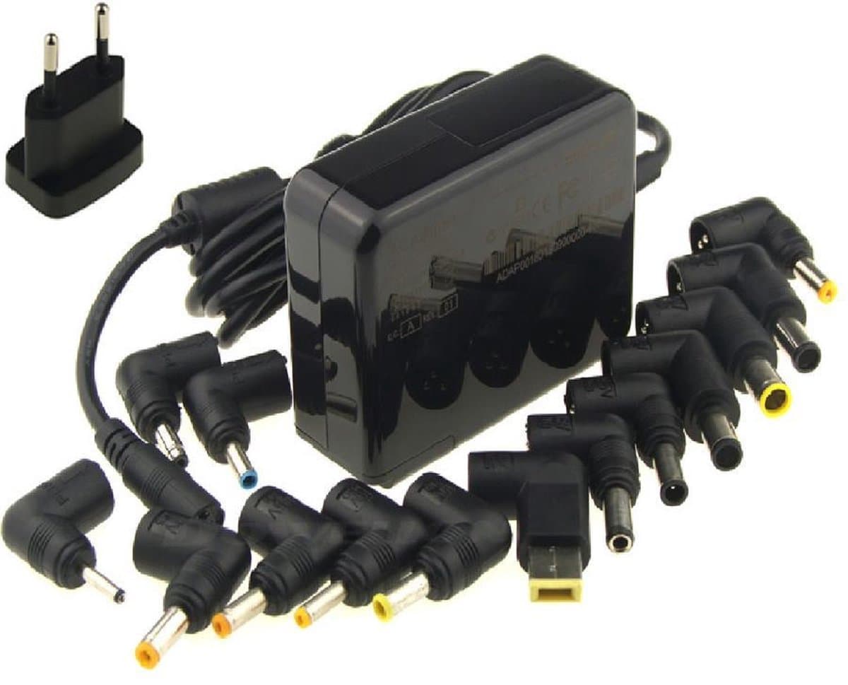 Universele laptop oplader - max 90W - voor Asus, Acer, HP, Dell, Lenovo, Samsung, Sony en meer