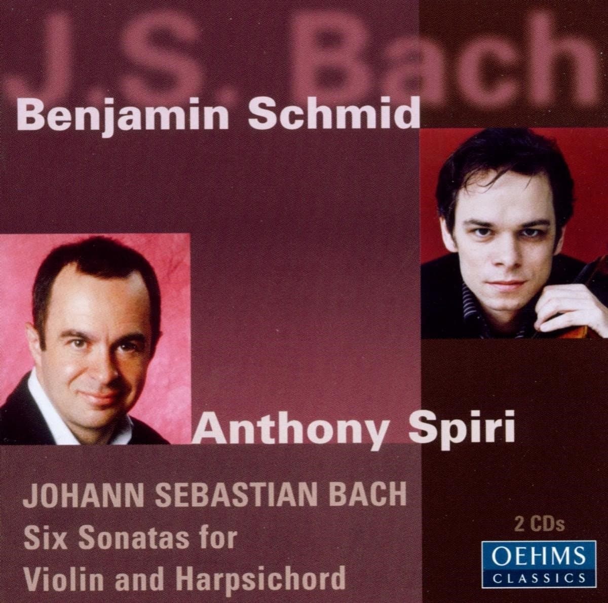 Benjamin Schmid & Anthony Spiri - J.S. Bach: Sonatas For Violin & Harpsichord (2 CD)
