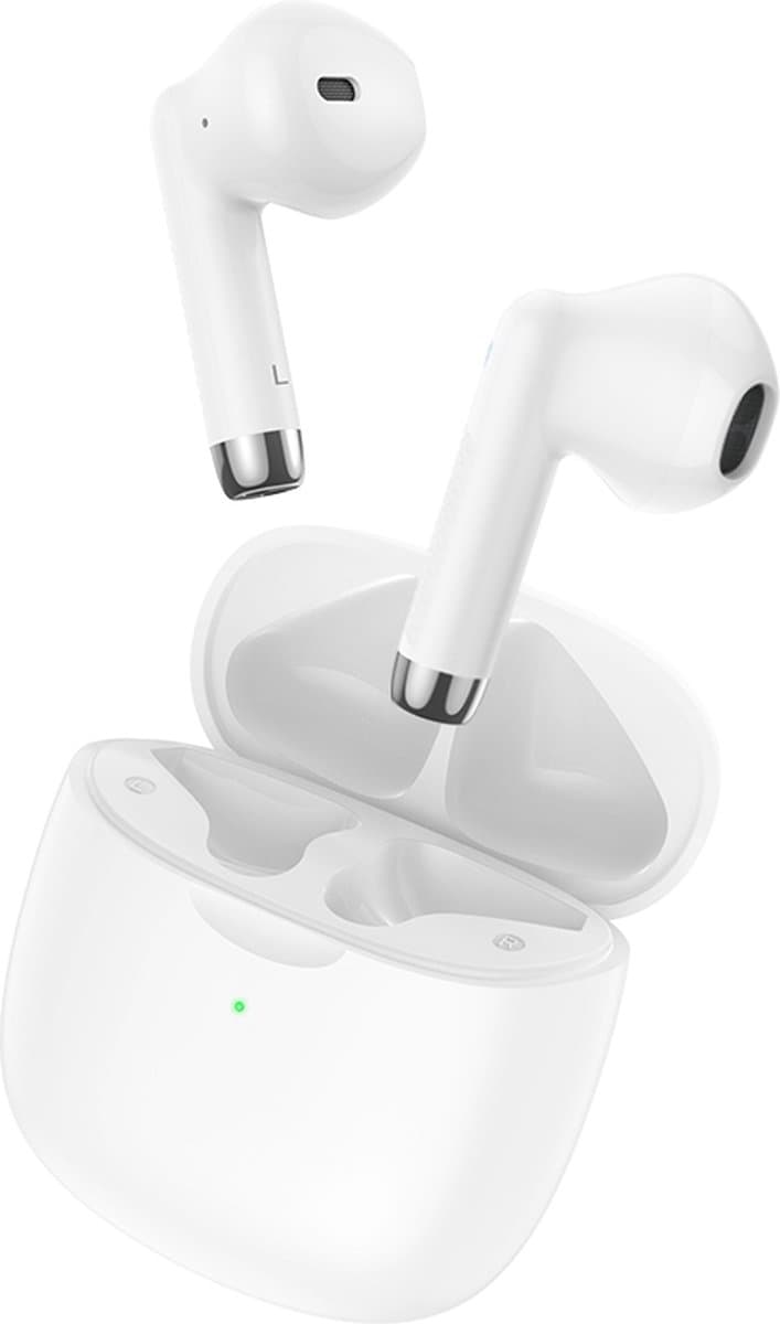 Golden Sound draadloze oordopjes - Bluetooth oordopjes - Draadloze oortjes - Oortjes draadloos - Earpods - Sport oordopjes - Geschikt voor Smartphone & Laptop - Wit