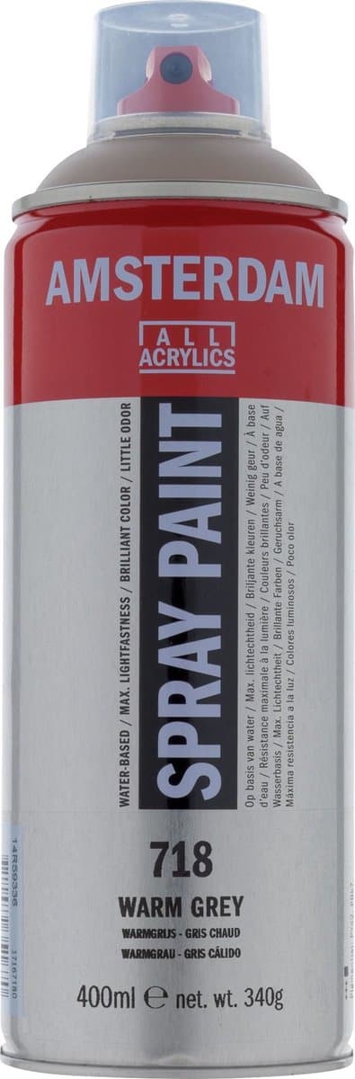 Spraypaint - 718 Warmgrijs - Amsterdam - 400 ml
