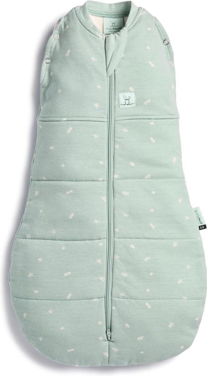 Ergopouch Cocoon inbaker slaapzak - 2,5 Tog - Slaapzak baby - Inbakerslaapzak - Slaapzakken - Newborn - Sage