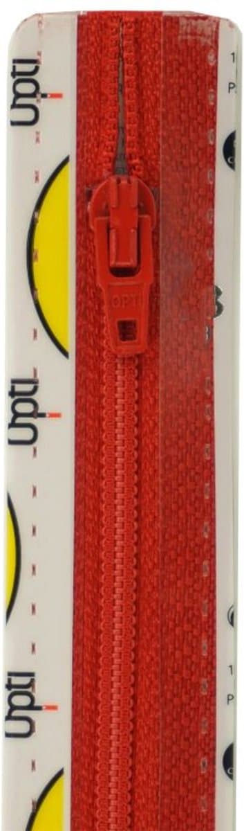 Prym Ritssluiting Kunststof 4mm (niet deelbaar) Rood #722 12 cm