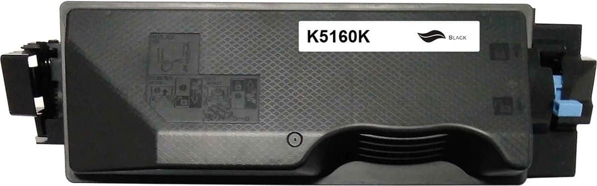 Kyocera TK-5160K Zwart Toner 16000 Pagina's - TK-5160K compatible - TK-5160K alternatief - Huismerk Tonercartridge Kyocera ECOSYS P7040cdn - Kyocera inktcartridge - Kyocera TK-5160K