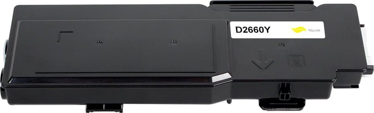 Dell 593-BBBR Geel Toner Cartridge 4000 Pagina's - Huismerk Compatible - Dell C2660dn C2665dnf - 593-BBBR inktcartridge - 593-BBBR compatible - 593-BBBR alternatief