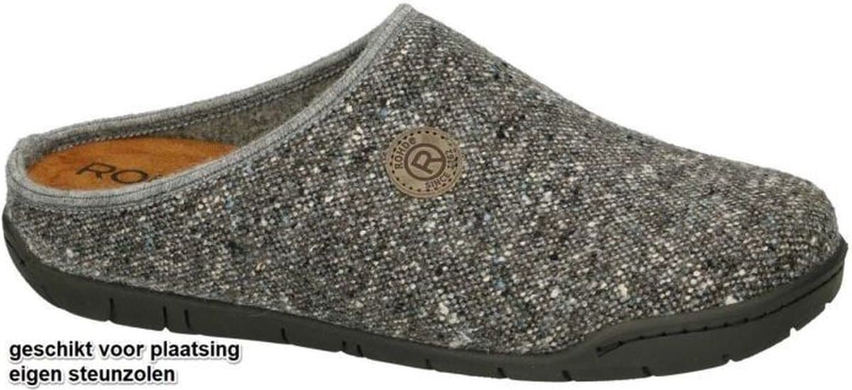 Rohde -Heren - grijs - pantoffels & slippers - maat 42