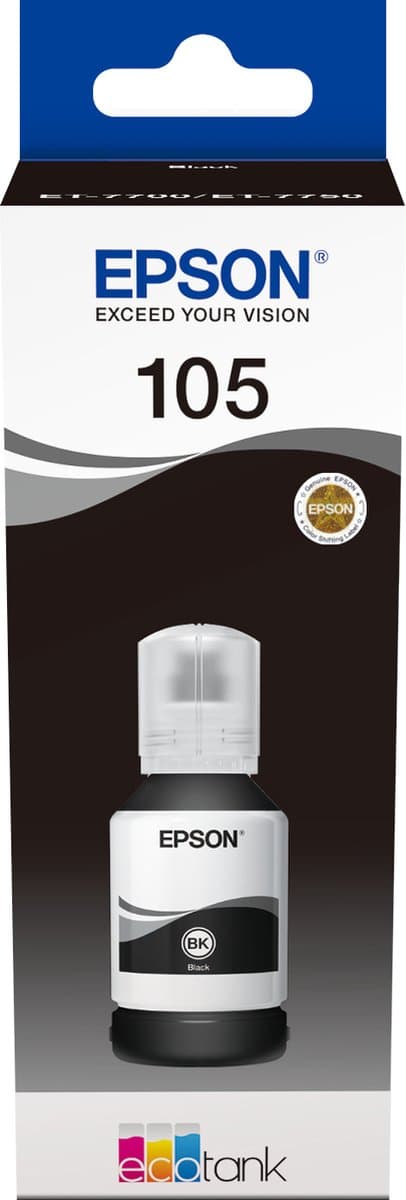 Epson 105 EcoTank pigmentzwart inktfles