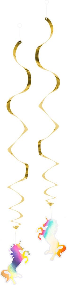 Boland - Set 2 decoratieswirls Eenhoorn - Unicorn - Unicorn