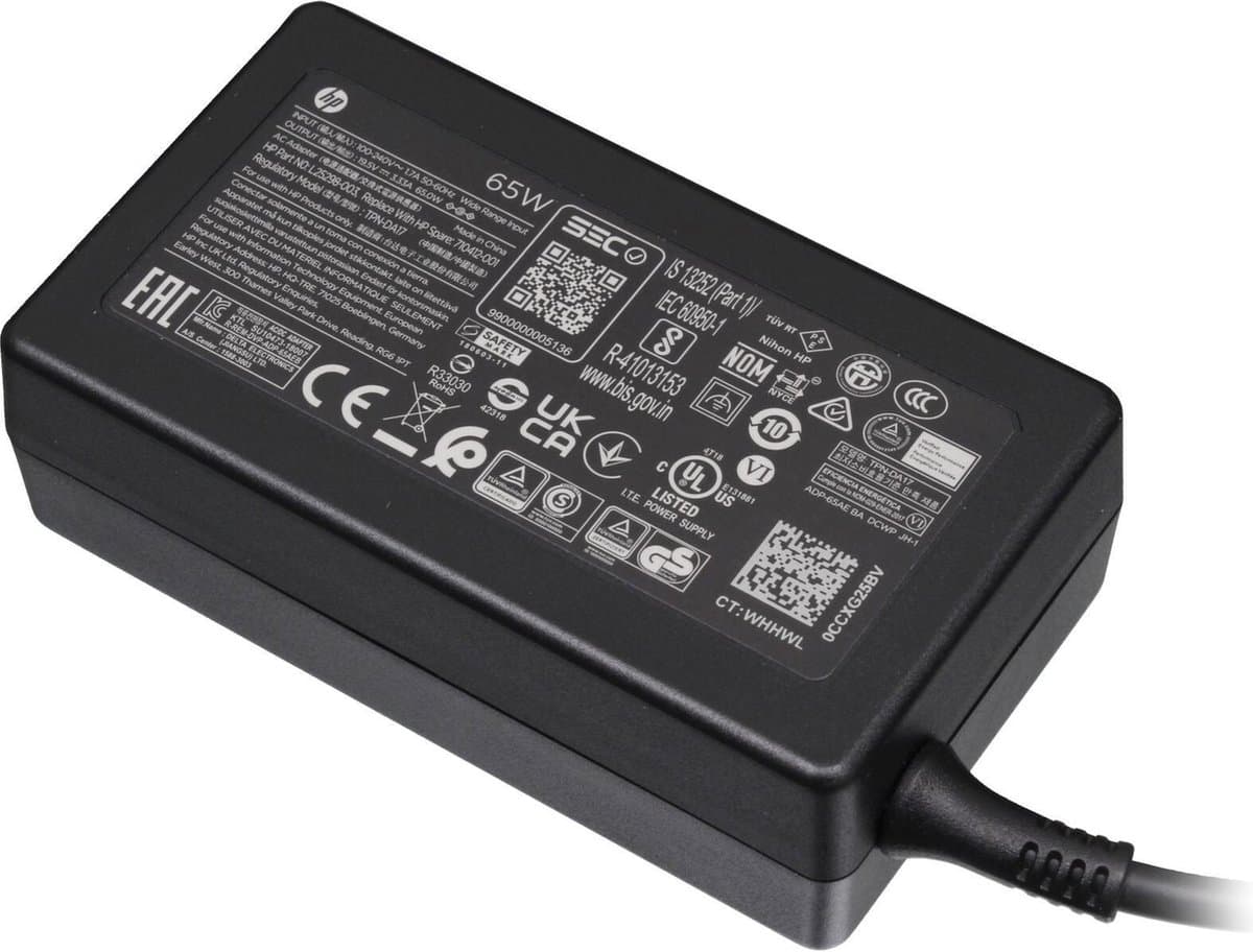 HP 709985-003 oplader 65W - met adapter