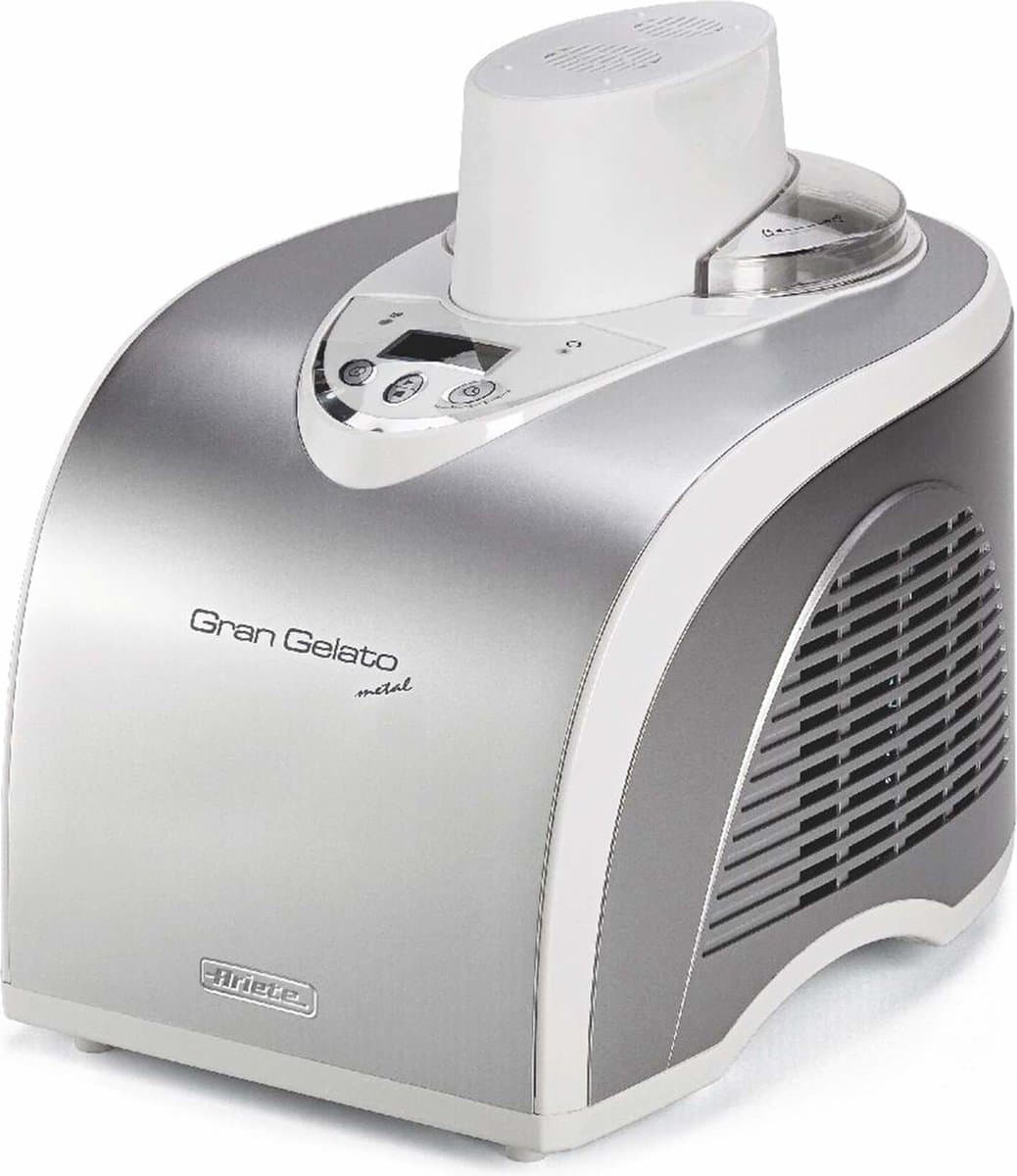 Ariete 0693/00 Gran Gelato ijsmachine - zelfvriezend - 135 W - 1 liter - timer - LCD display