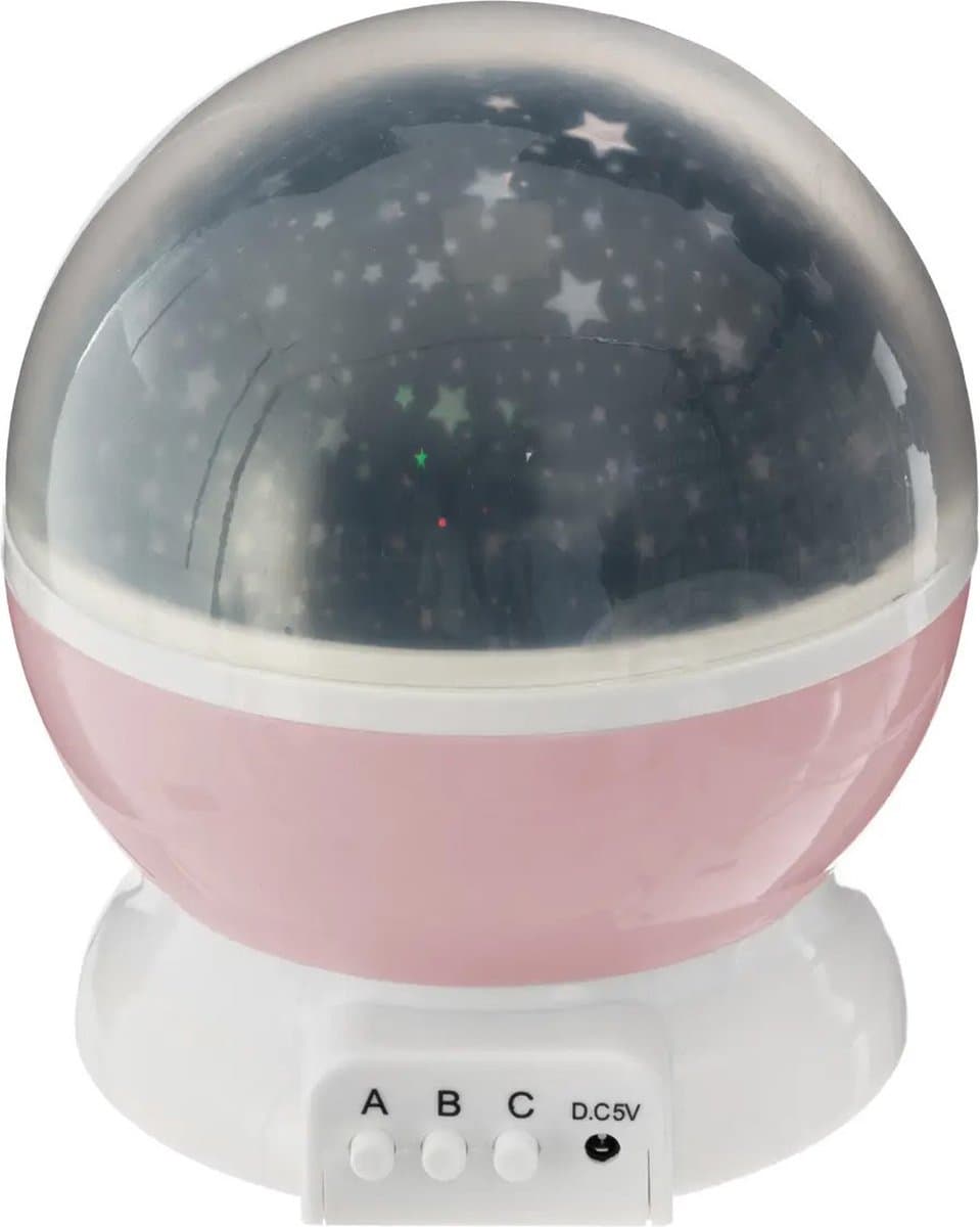 Atmosphera Nachtlamp Star Projector - Accu-aangedreven, roze