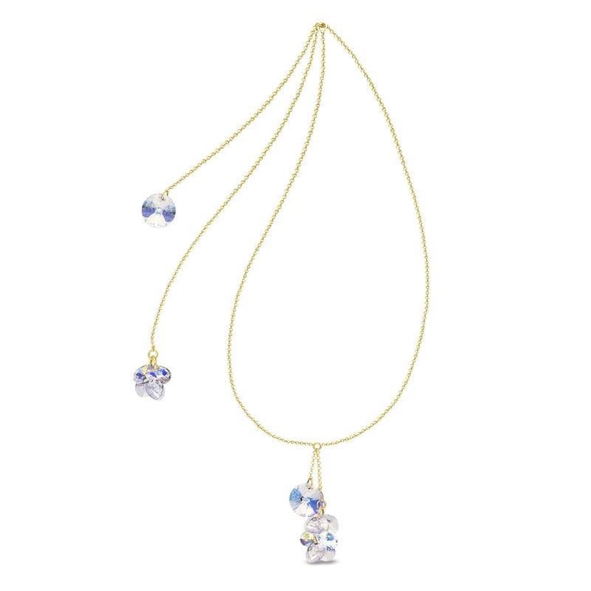 Spark NG64287AB - Orchid Gilded - Aurora Borealis Crystal - Ketting