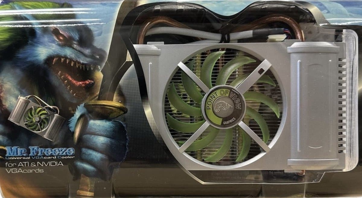 Mr. Freeze Dual Heatpipe Universele VGA Cooler voor ATI en NVIDIA
